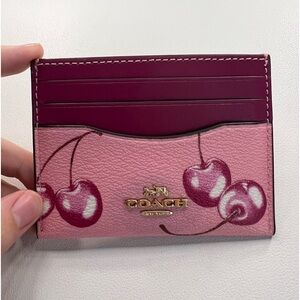 Cherry Coach Card Holder